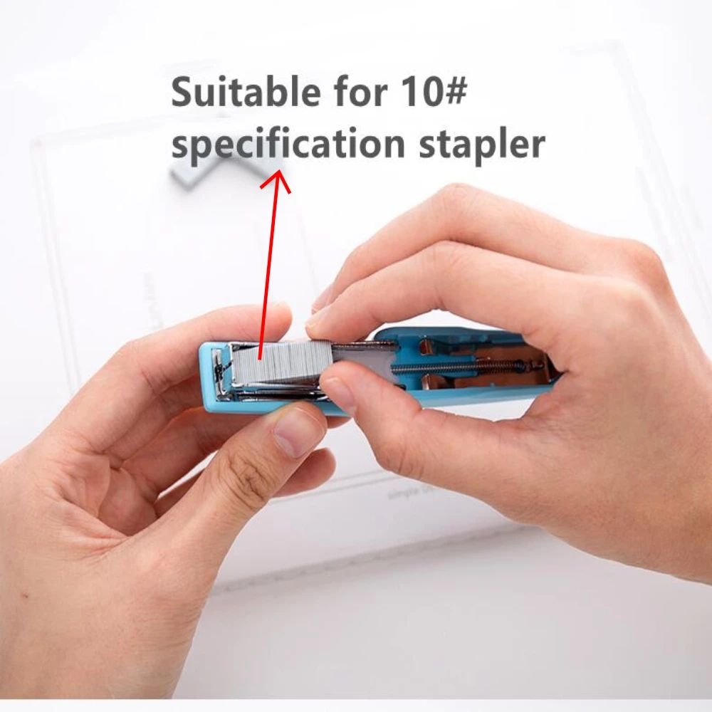 Universal Mier stapler 12# Universal stapler office stationery 24/6 10# Staple No. 12 No. 10 papeleria Push Stapler Hand Stapler Metal Stapler Rotatable Stapler