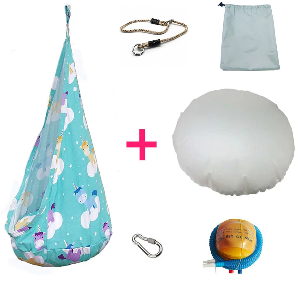 Creative Children Hammock Garden Furniture Swing Chair Indoor Outdoor Hanging Seat Child Swing Seat Patio Portable 