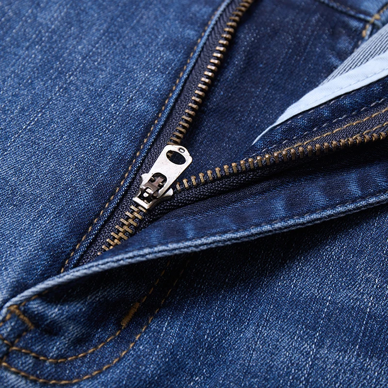 Men's Autumn Large Size Business Casual Jeans Spring Fashion Stretch Slim Skinny Pants High Quality Brand Jeans Trousers Men