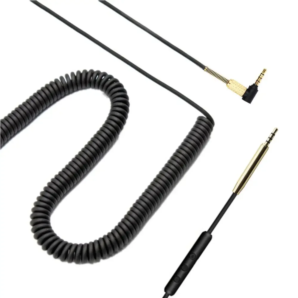 OFC Replacement Spring Coiled Cable Extension Cord For Takstar Pro82 Pro 82 Headphones