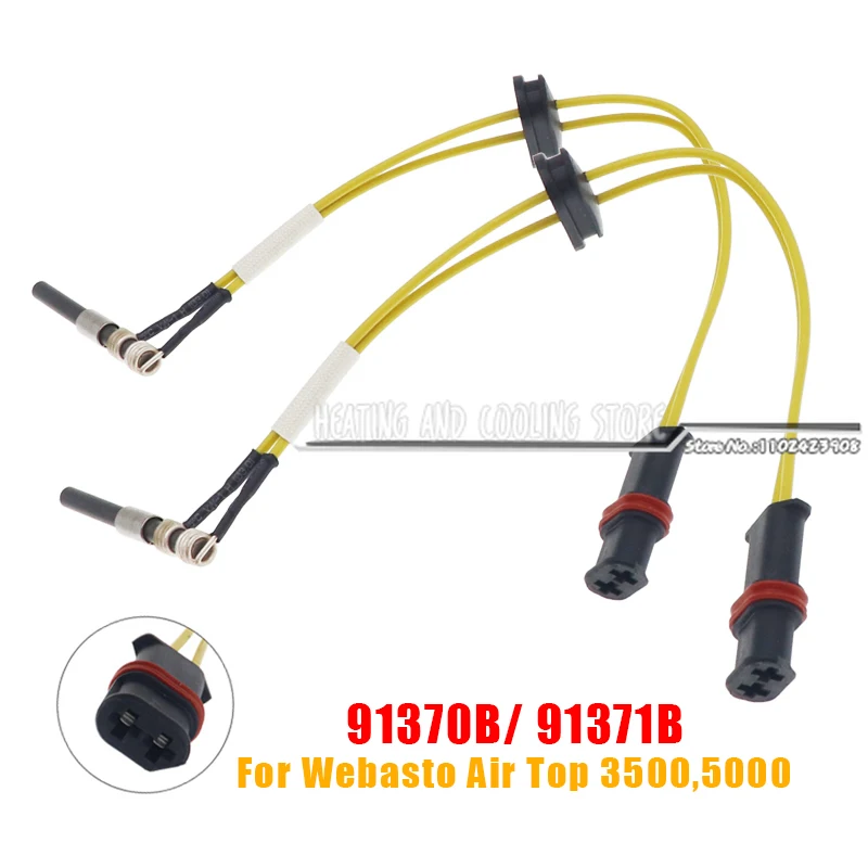 12V/24V Ceramic Glow Plug Candles 91370B 91371B for Webasto Air Top AT3500,5000 Heater Kits Diesel Parking Heater Accessories car heater accessories glow plug