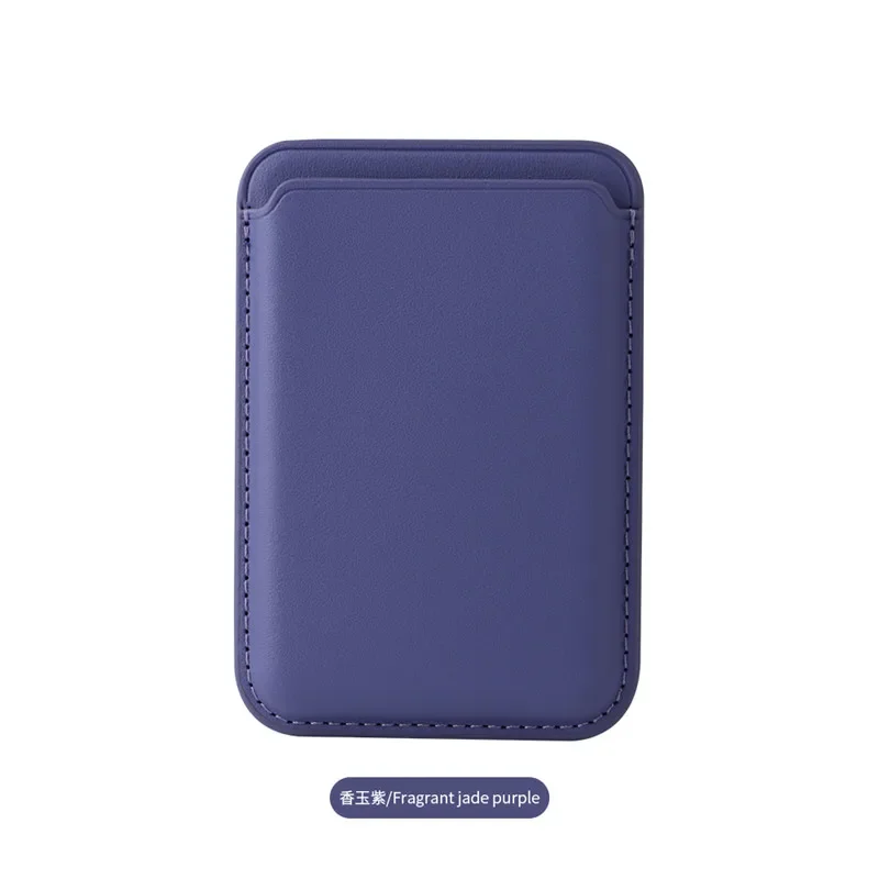 Magnetic Leather Wallet Card Holder and Phone Stand