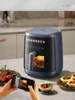 Bear 5L Air Fryer Visual Large Capacity Electric Oven Deep Frying Pan Multi-Function All-in-One Machine Flip-Free Surface 2