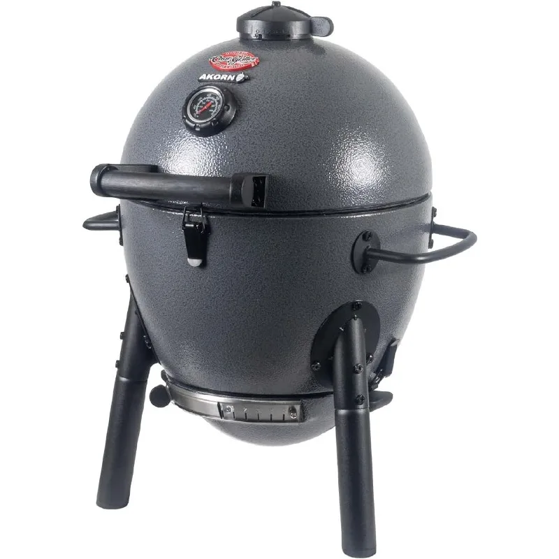 

Char-Griller E86714 AKORN Jr. Kamado, Ash Portable Charcoal Grill