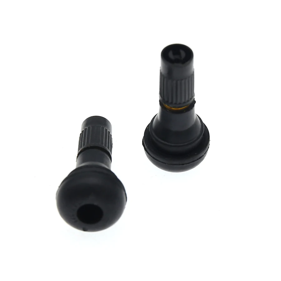 

2Pcs TR412 Snap-in Car Tubeless Tyre Valve Stems Rubber Copper Vacuum Tire Air Valve for Auto Motorcycle Moto