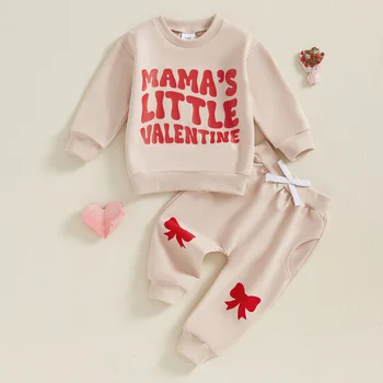 Toddler Girl Valentine's Outfit Set 1
