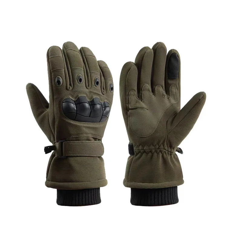 Men and Women's Full Leather Combat Fingerless Glove, Winter Tactical Gloves, Half Finger, Xinji, Hebei, Us, Manufacturer