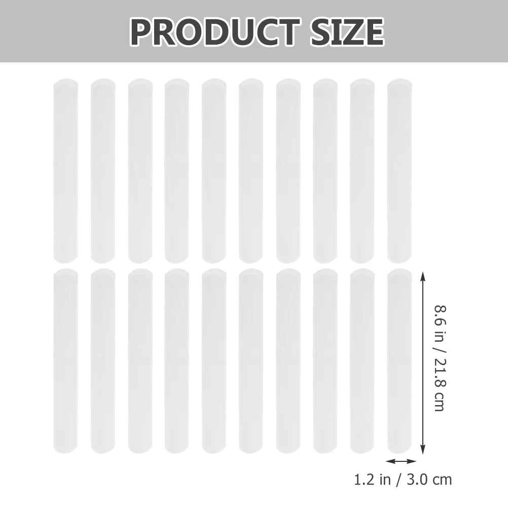 30 Pcs Pure White Ring Slap Bracelets Kids Board Accessories for Halloween Wristband Pvc Plain Child Charm