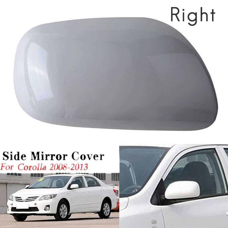 

1Pcs Car Rearview Mirror Cover Side Mirror Cap For Toyota Corolla 2007 - 2013 87915-02910 87945-02910