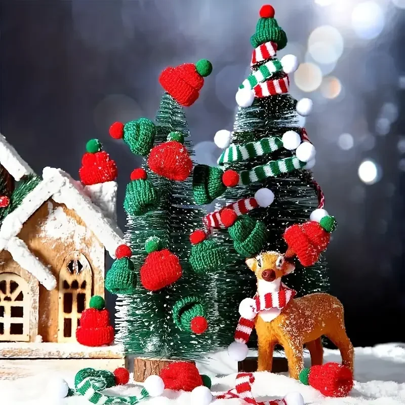 Mini Cashmere Knitting Hats DIY Craft Kit