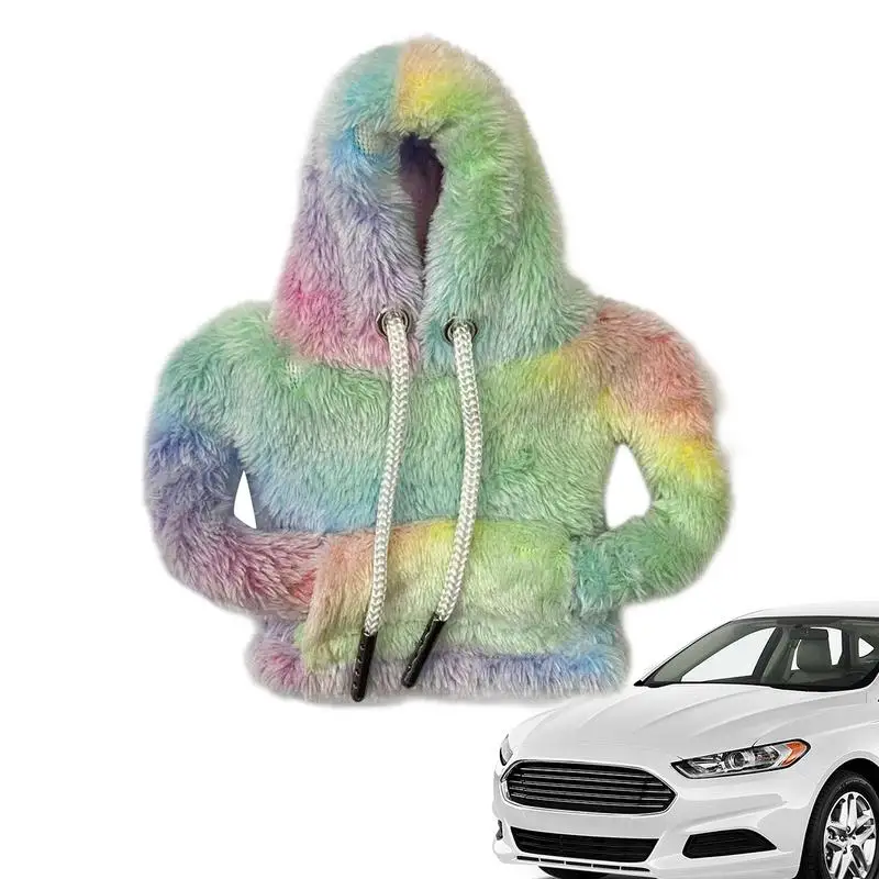 

Fashion Hoodies Car Gear Shift Knob Cover Manual Handle Gear Shift Decor Hoodie Covers Automatic Car Interior Accessories