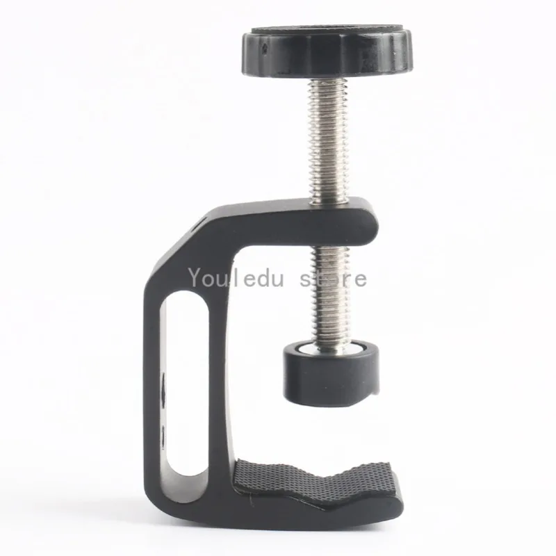 

Desk Clamp Bracket Camera Lamp Flash Fixed Holder for Photography Live Studio Buckle Base Vertical Surface Mount Adapter
