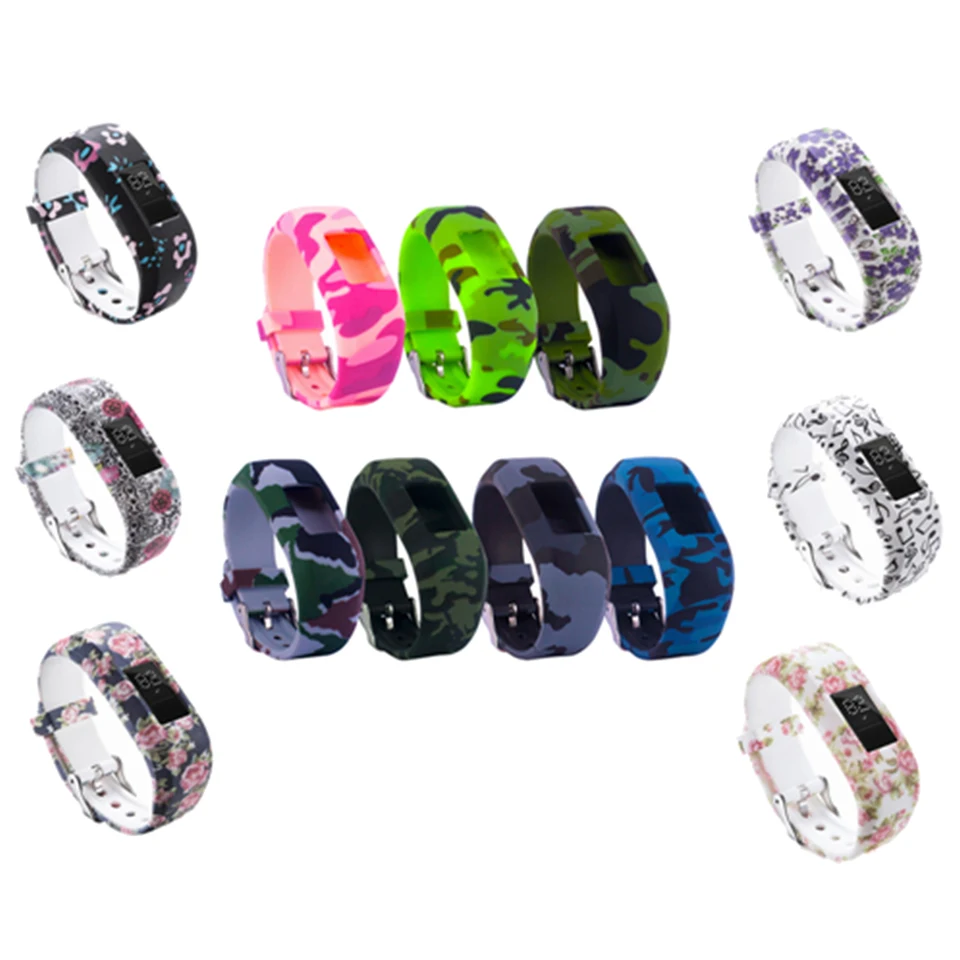 Bracelet de Montre Compatible pour Garmin Fit JR3 /Vivofit JR Bracelet de Remplacement en Silicone 3 Bracelet de Montre Intelligente en Silicone Bracelet de Montre Compatible pour Garmin Fit JR3 /Vivofit JR Bracelet de Remplacement en Silicone 3 Bracelet de Montre Intelligente en Silicone