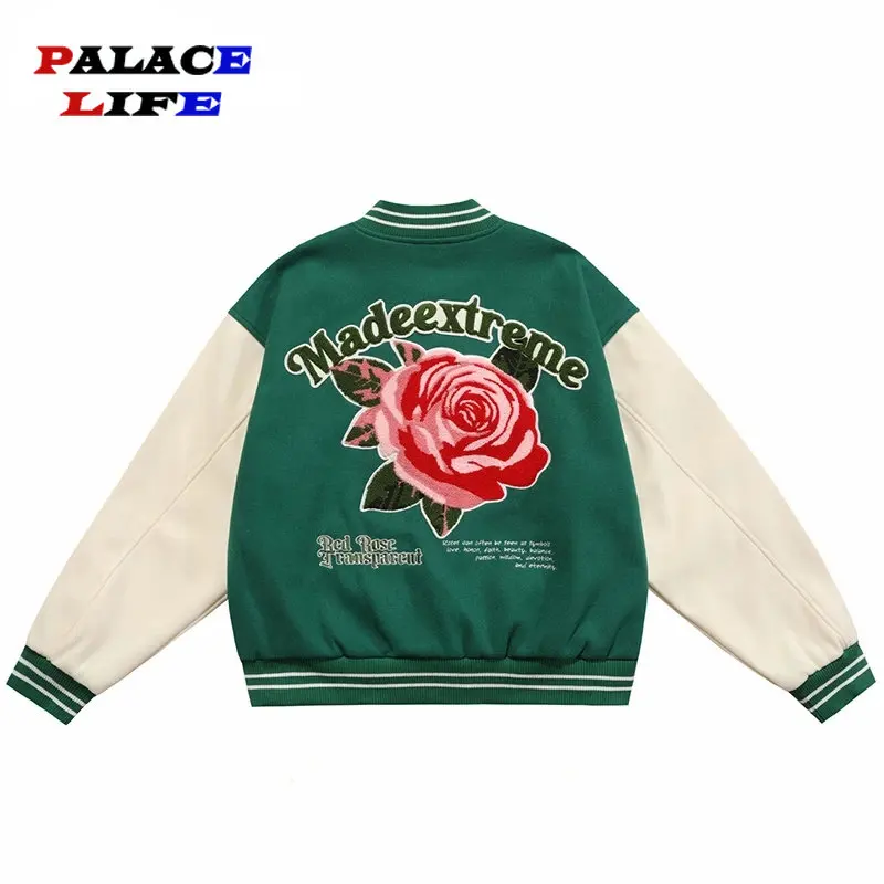 2022 Bomber Jacket Men Harajuku Big 