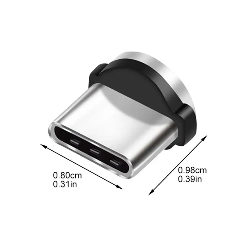 Charging cable adapter magnetic cable adapter 15pcs Magnetic Tips Charging Cable Adapter Replacement Parts For Mobile Phone Durable 360 Degree Rotation Converter