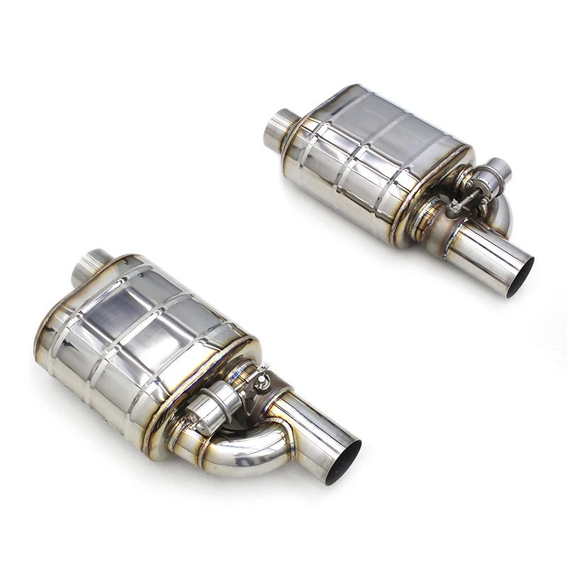 

COC Universal exhaust Pipe valve For Various Models Stainless Steel Exhaust Muffler 63mm/76mm pipes custom vacuum pneumatic type