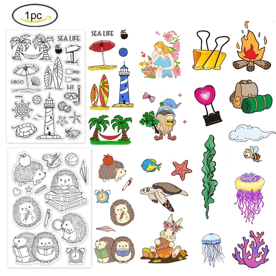 Tampon Transparent En Silicone Motif Pissenlit Pour Scrapbooking, Fabrication De Cartes, Album Photo