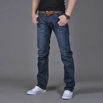 Men's Denim Pants Korean Fashion Washed Baggy Jeans Streetwear Mens Trousers Male Retro 3