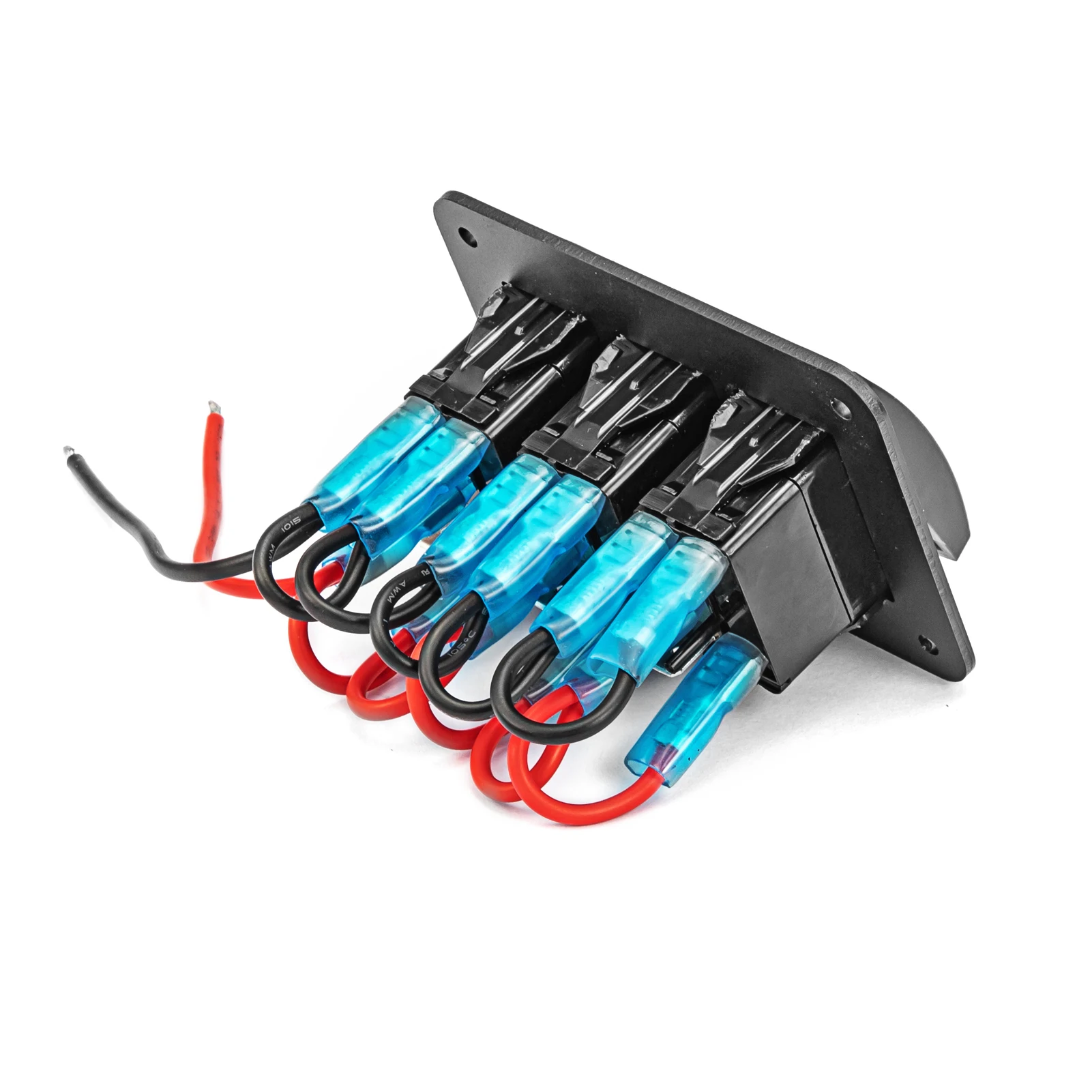 마린 캐러밴 RV 선박 트럭 보트에 대 한 12V 24V 3 갱 LED 해양 보트 방수 로커 스위치 패널 ON-OFF 더블 라이트 스위치