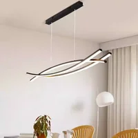 Modern Luxury Straight Strip Pendant Light 1