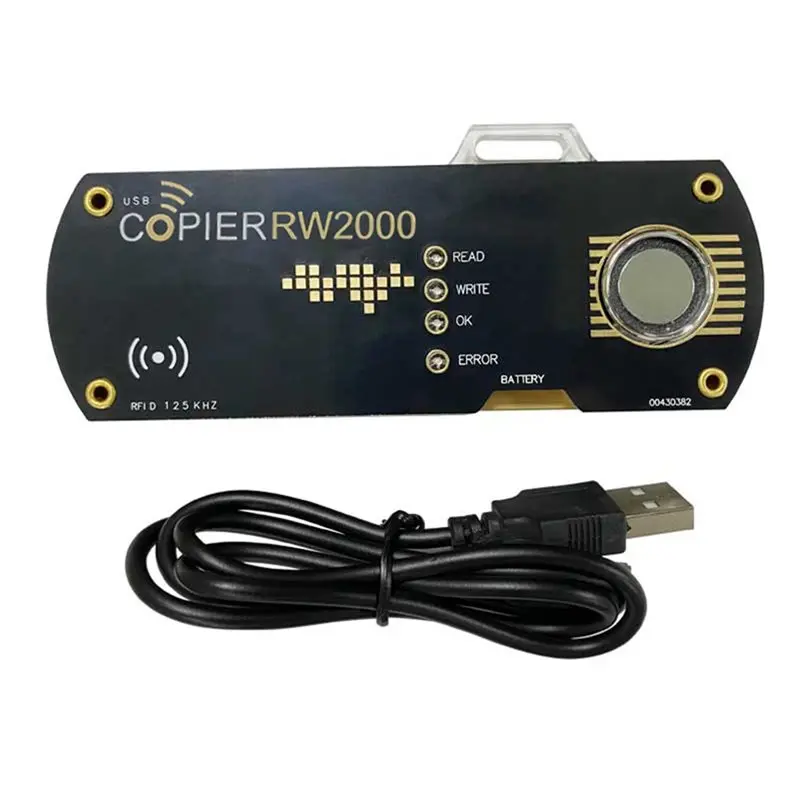 ABZW RFID 복사기 및 리더기 - TM RW2000, TM1990 Ibutton DS-1990A 복사기(125Khz EM4305 EM4100 키 태그 카드 복사용)