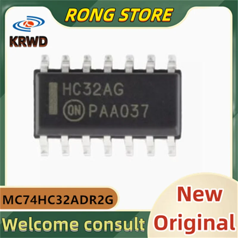 

(50 шт.) HC32AG MC74HC32ADR2G SOIC-14 Новый и оригинальный чип IC