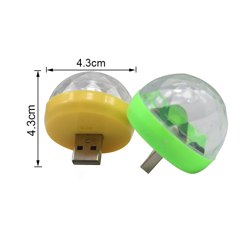 LED Atmosphere Lamp LED Car Lights LED Car Decorative Lights LED Atmosphere Lighting Car Interior Lamp LED Interior Lights LED Car Decoration Lamp Car Ambient Lights LED Lights Car USB Ambient Light DJ RGB Mini Colorful Music Sound Led Apple USB Interface Holiday Party Atmosphere Interior Dome Trunk Lamp