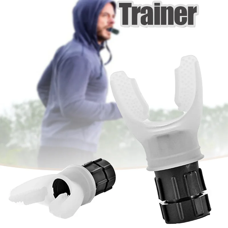 

Unisex Breathing Lung Trainer Mouthpiece Ergonomic Increase Lung Volume Improve Sleep Outdoor Exercise Breathing Therapy