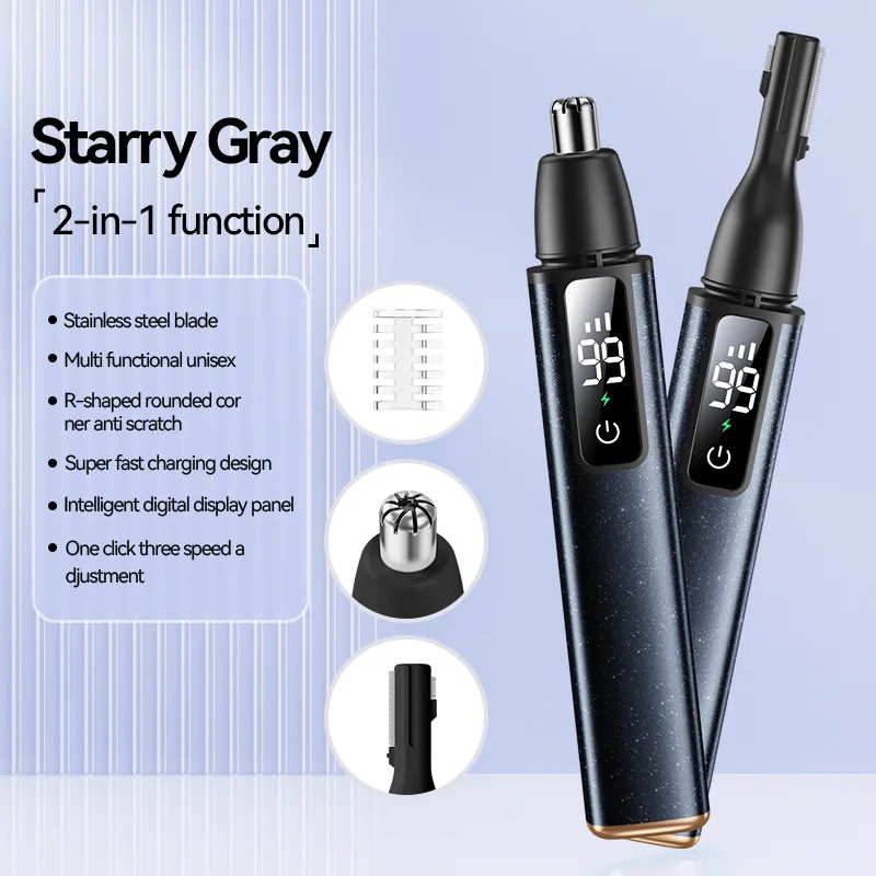 2024 NEW Xiaomi Electric Ear Nose Hair Trimmer Rechargeable Type-C Fast Charging Portable Eyebrow trimming Hair Trimmer For Nose 2