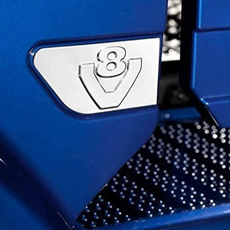 Scania 1998-2016 Cappuccio Compatibile Sc Logo V8 - Wn Inox Wnsc152