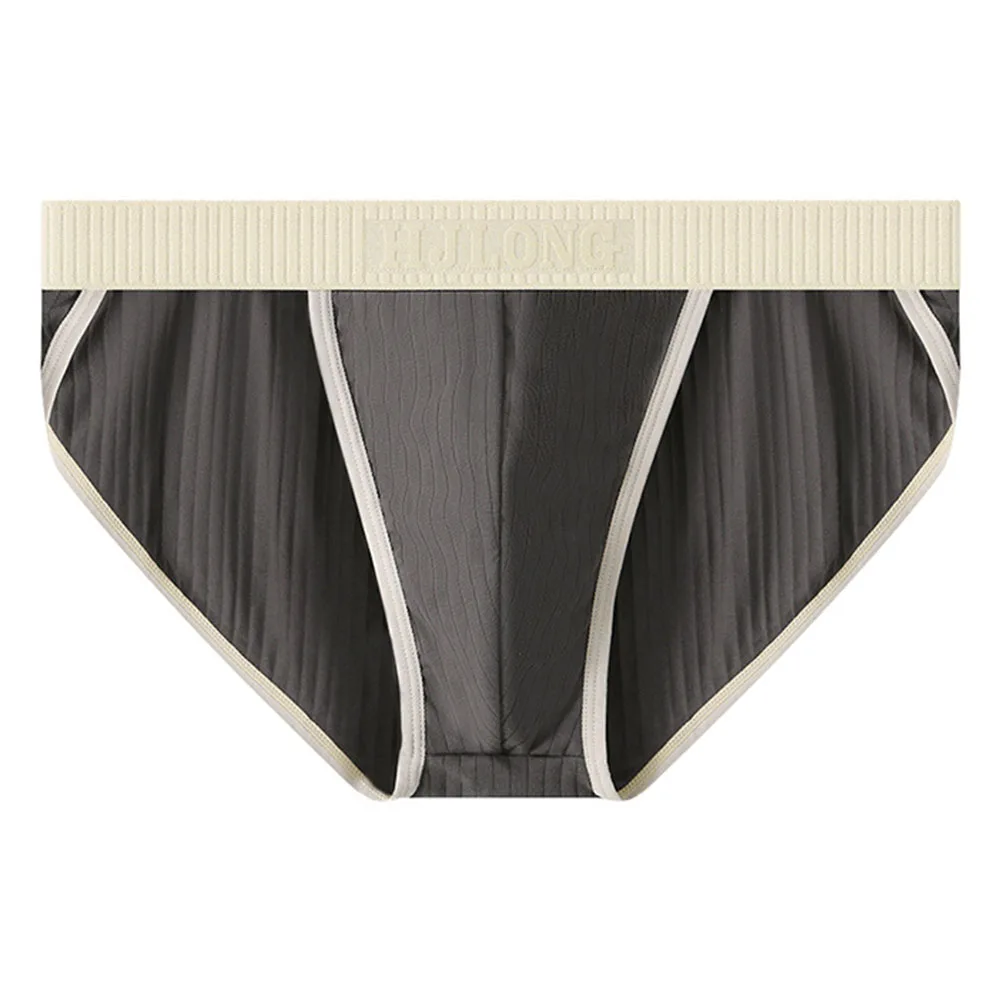 

Sexy Men Bikini Lingerie Inmitate Breathable Underwear Loose Briefs Gym Sport Soft Comfort Casual Panties Swimming Underpants