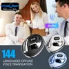 2PCS Translator Headphones 144 Languages Wireless Real Time Translation Bluetooth headset Waterproof Earbud For Business Travel 2