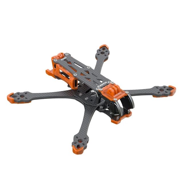 GEPRC MARK5 225mm 5 Inch 6S Wide X Frame Compatible with DJI O4 Pro Air Unit for FPV Racing Drones 1