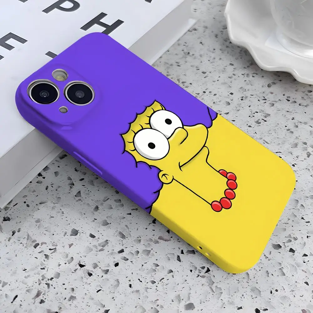 Whimsical Cartoon Simpsons Phone Case | All-Inclusive Tough Personalized Cover