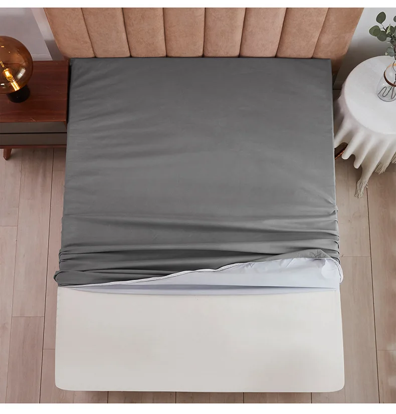 Description Picture 3 of item100% Waterproof Dust-proof Fitted Sheet 6-Sides Mattress Cover With Zipper Fully Enclosed Double Bed, Twin, Queen, 140/160cm