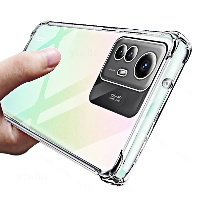 Funda para Xiaomi Redmi Note 12 4G, cubierta colorida de silicona suave con  borde transparente a prueba de golpes para Redmi Note 12 - AliExpress