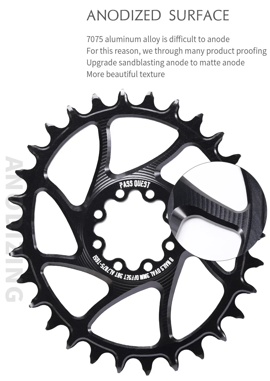 Для Sram ETAP AXS FORCE RED Шатуны 6 мм со смещением PASS QUEST 8 ...