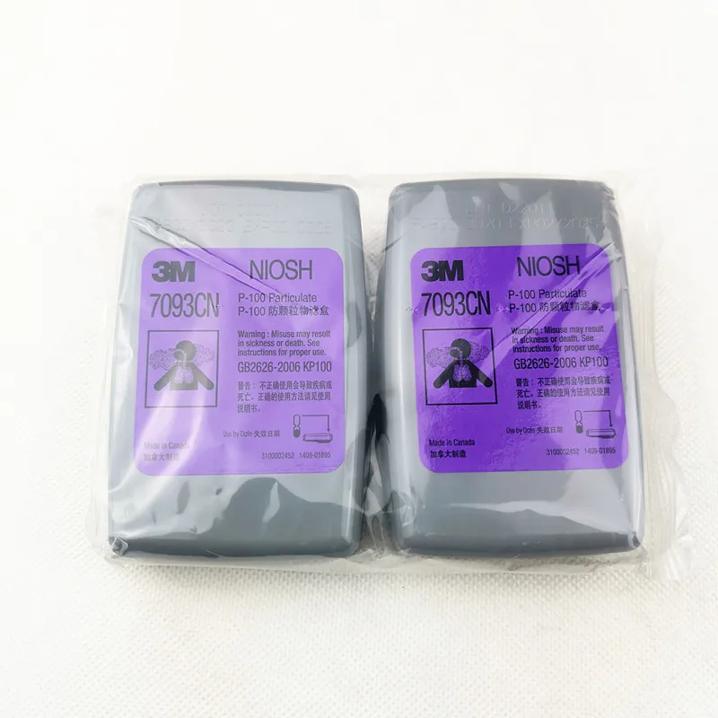 3M 7093CN Hydrogen Fluoride Cartridge/Filter Respiratory 1pair