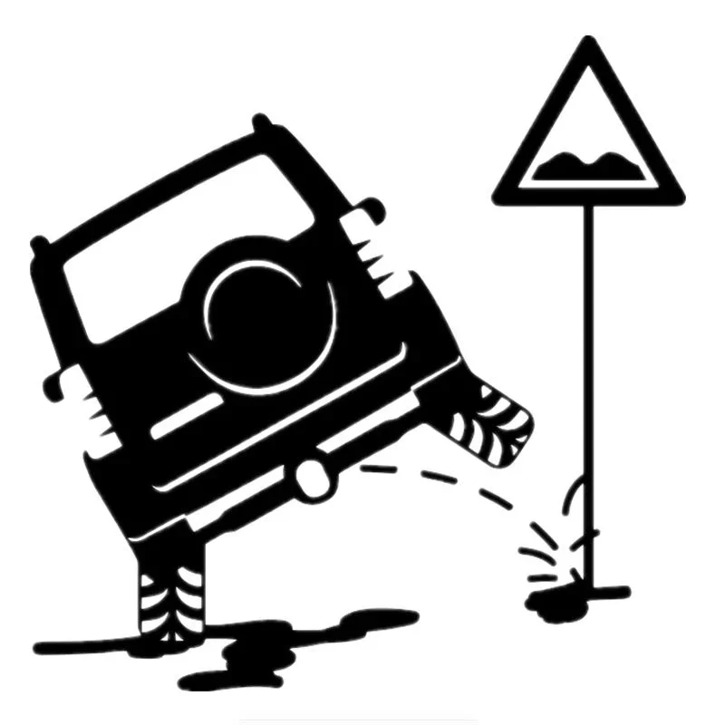 Creative Mobil Lucu Is Coban Aksesori Eksterior Motor Mobil Stiker Vinyl untuk Stiker Kendaraan Off-Road, 15Cm * 15Cm