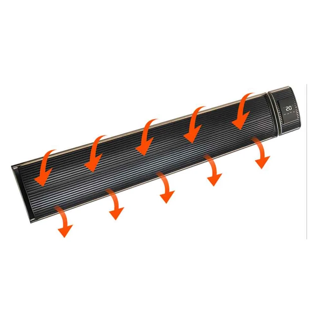 China OEM 2400W wall mounted and ceiling far infrared electric heater strip  panel for room and home with CE and IP65 waterproof - AliExpress