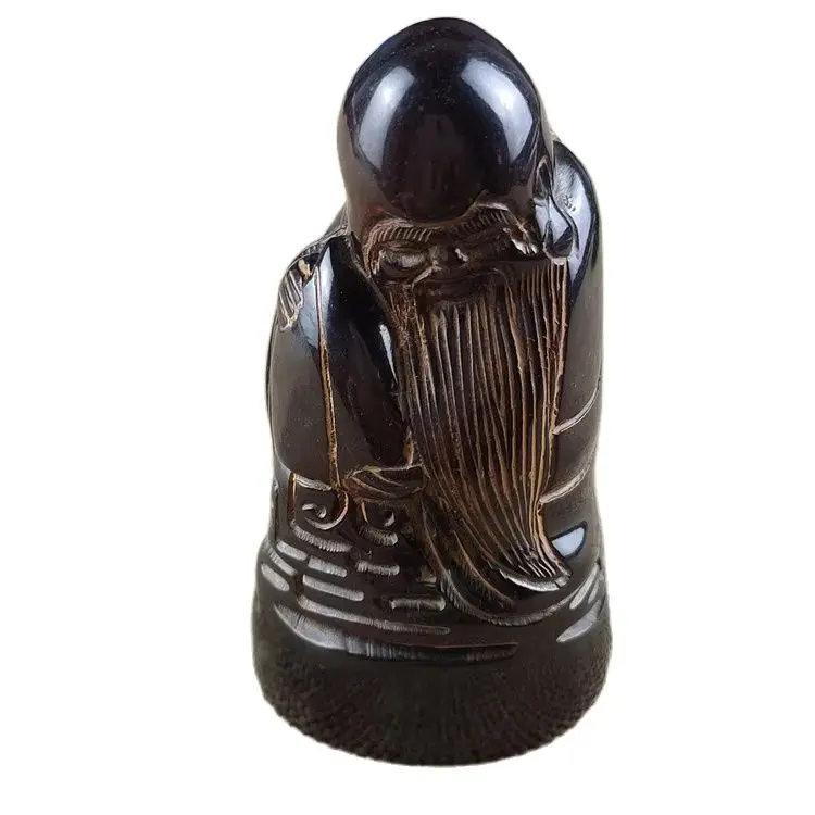 

ox carving longevity ox horn handle Pendant