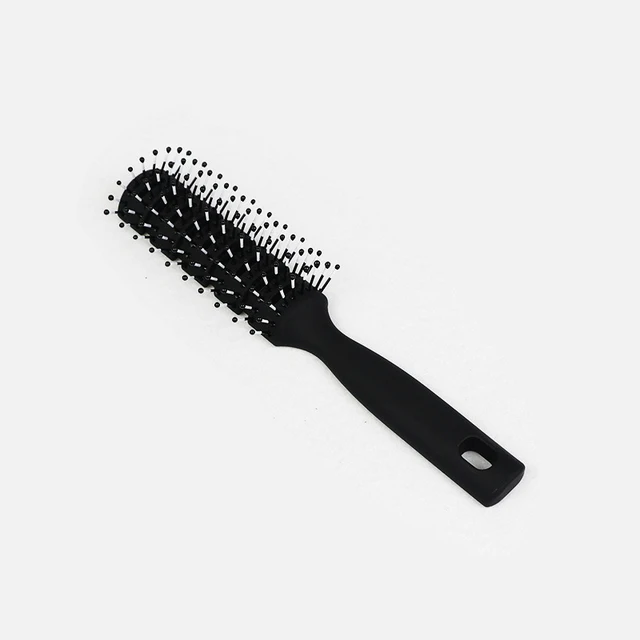 Erkek saç fırçası seramik demir yuvarlak tarak berber soyunma Salon Styling erkek  tarak, anti-statik derisi masaj tarak saç şekillendirici aracı - AliExpress