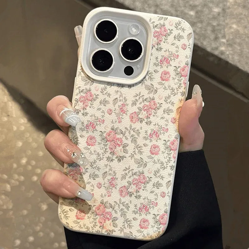 Charming Floral White Soft Phone Case - Classic TPU Cover
