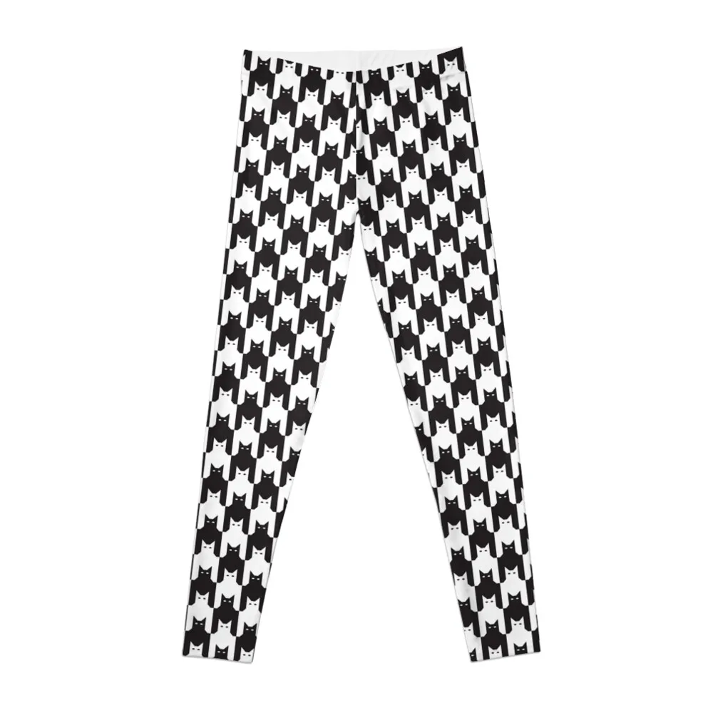 

Cats Houndstooth Leggings sportswear woman gym 2024 flared Women's sportswear Womens Leggings