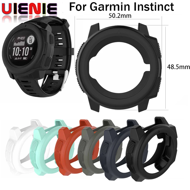 Защитный чехол из ТПУ для смарт-часов Garmin Instinct/Instinct, силиконовый защитный чехол для смарт-часов Garmin Instinct мягкий чехол для смарт часов подходит для рамки часов huawei fit полноразмерный силиконовый чехол