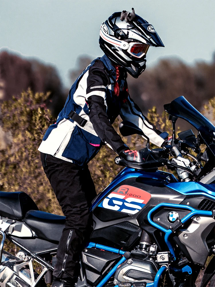 Motorcycle riding suit motorcycle four seasons warm rain clothing anti-fall wear women riding special motorcycle clothing