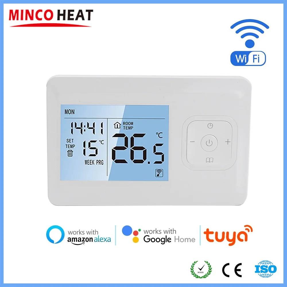 Беспроводной смарт-термостат MINCO HEAT ME901 с поддержкой Wi-Fi | Обустройство дома