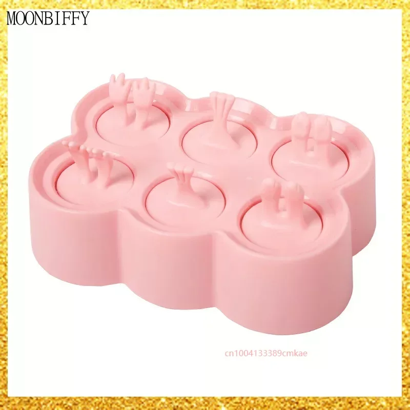

Silicone Ice Cream Mold Popsicle Molds with Lid DIY Homemade Ice Lolly Mold Ice Cream Popsicle Ice Pop Maker Mould