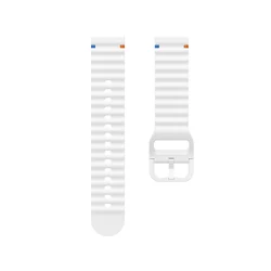Universal 18mm Outdoor Sport Strap - Soft and Comfortable Replacement Band for Men and Women (White)