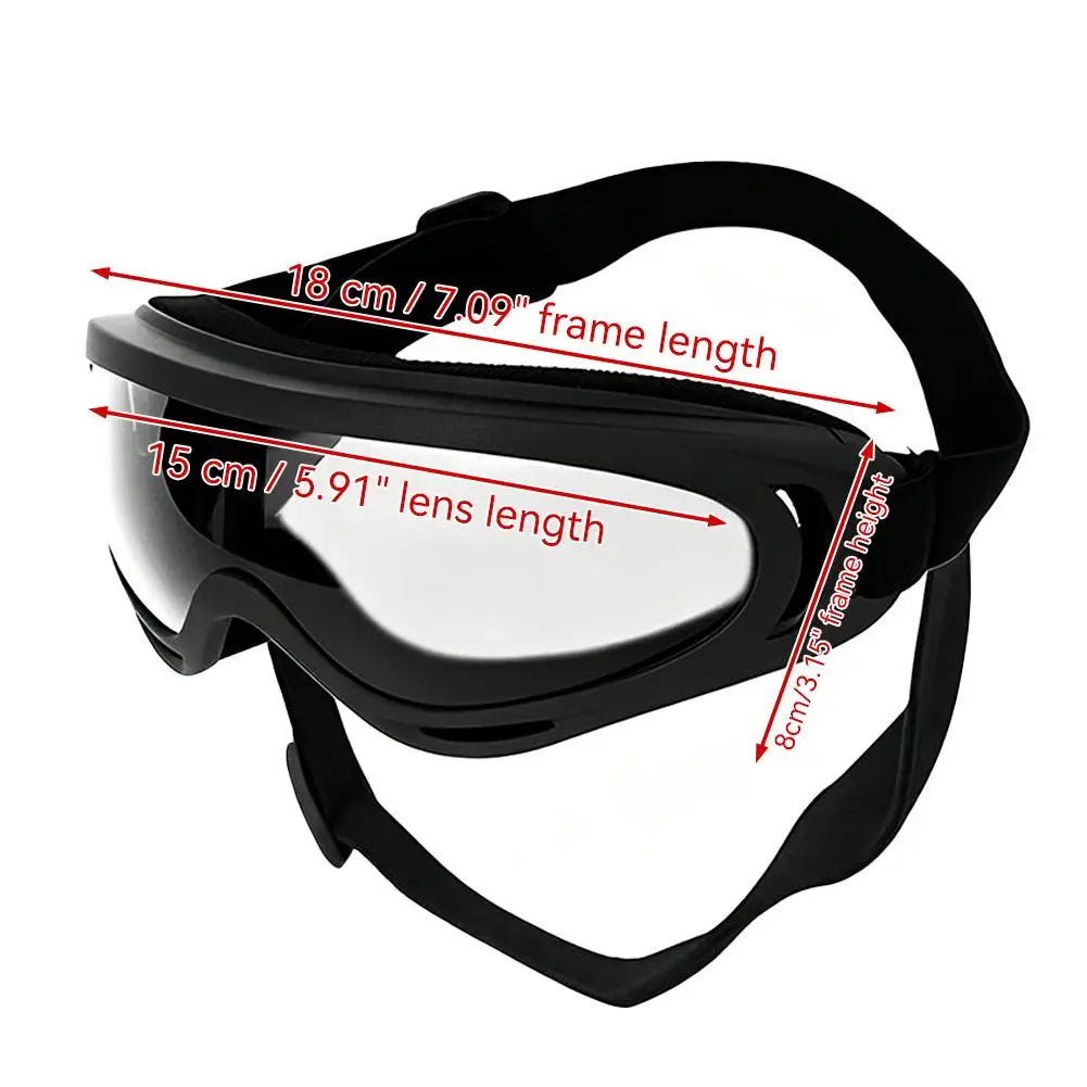 Protective Dog Goggles - Windproof, Dustproof, UV Shielding Pet Eyewear
